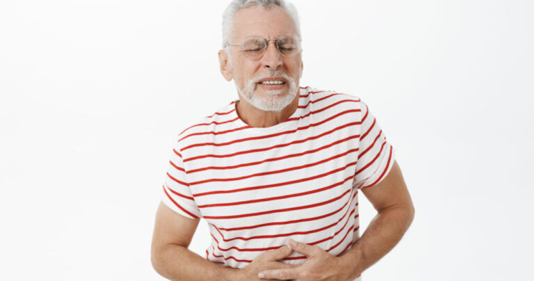 Diverticulitis, muž, 75 r.